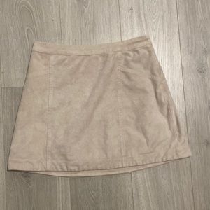 Abercrombie & Fitch A line suede skirt —like new